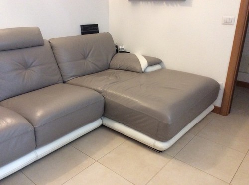 Divano vera pelle con - vera, pelle,