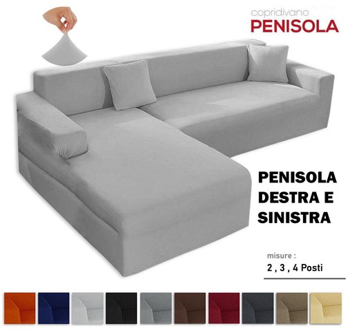 Copridivano con penisola - copridivano, a